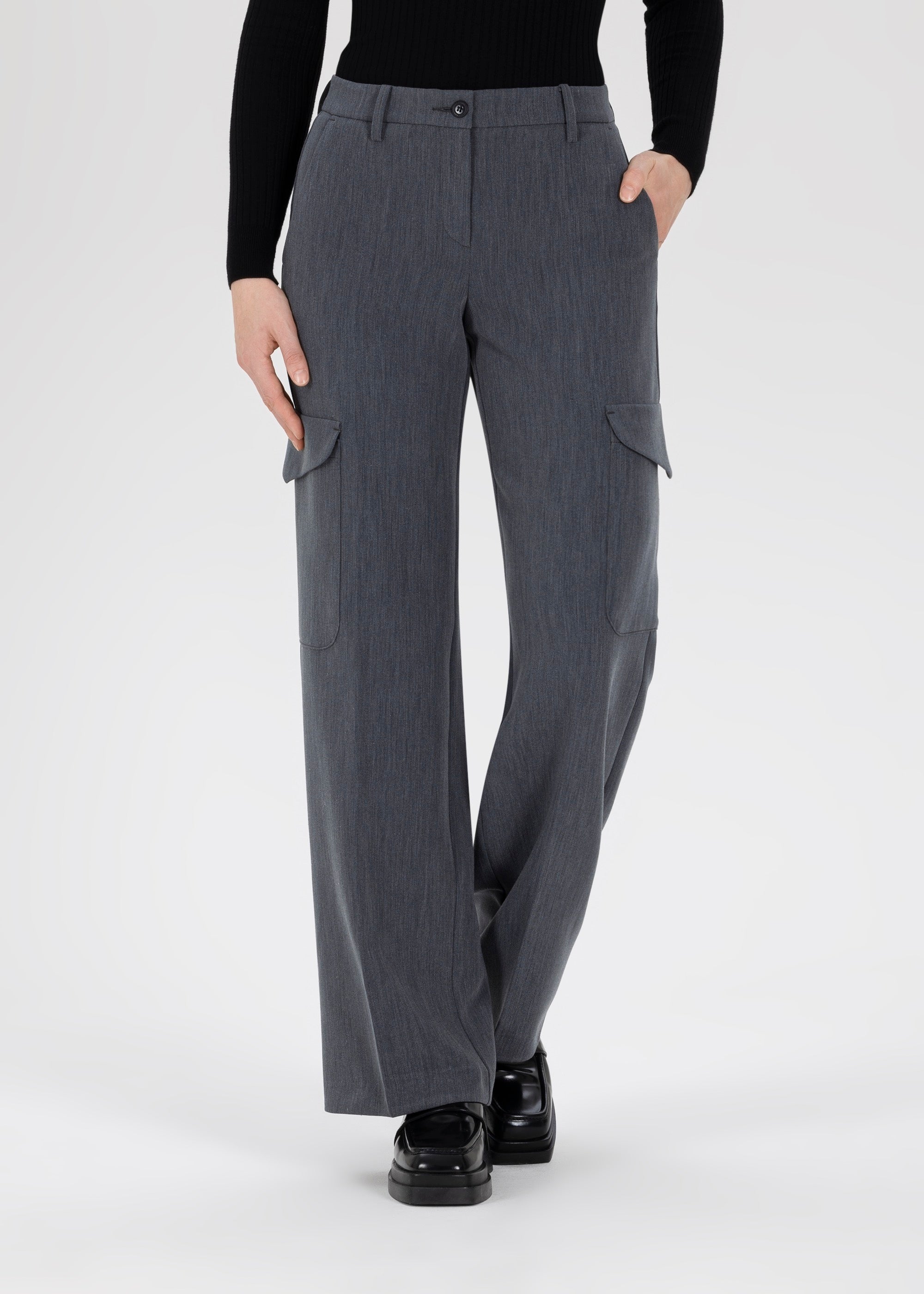 Stehmann Firrara Cargohose grau Bi-Stretch Gr.34-46