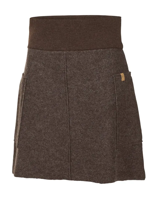 Ivanhoe Lily Damen Wollrock Chocolate 38 Filzwolle