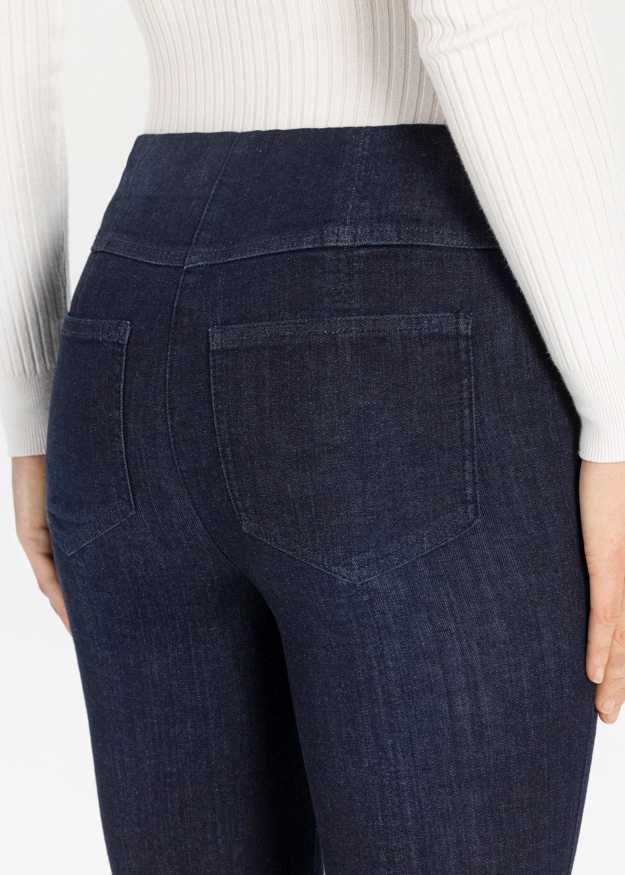 Stehmann Straight Fit Igor Hose 6/8 dark eclipse Denim
