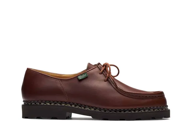 Paraboot Michael Marche Derby braun Glattleder Marron