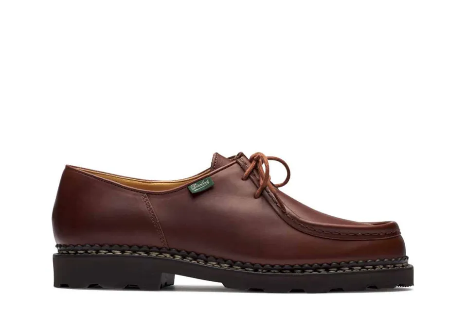 Paraboot Michael Marche II Derby Marron Lisse Braun