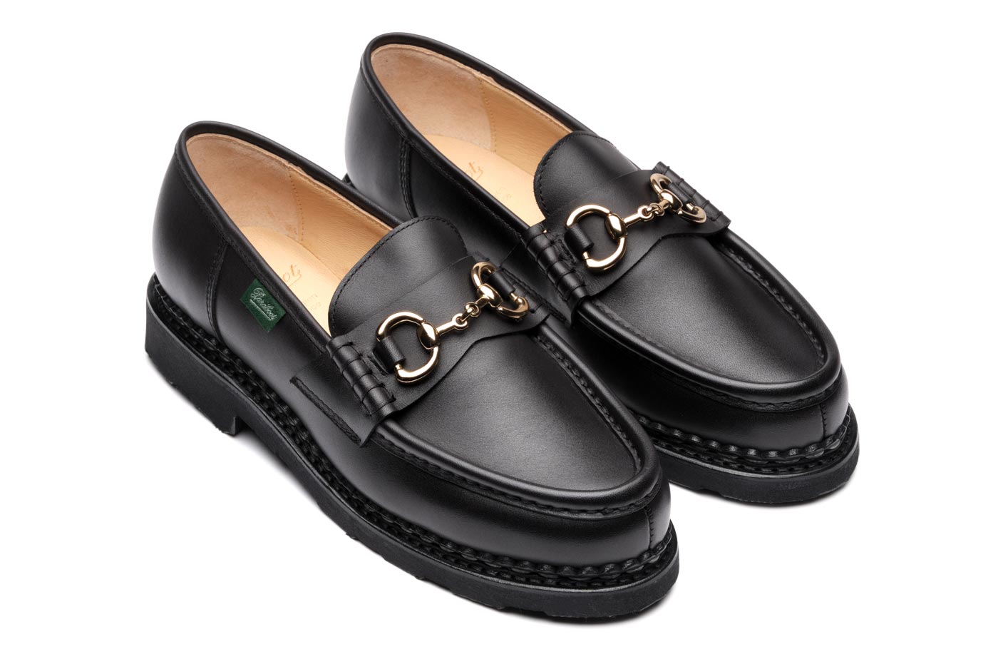 Paraboot Orsayti Griff Loafer Schwarz Glattleder
