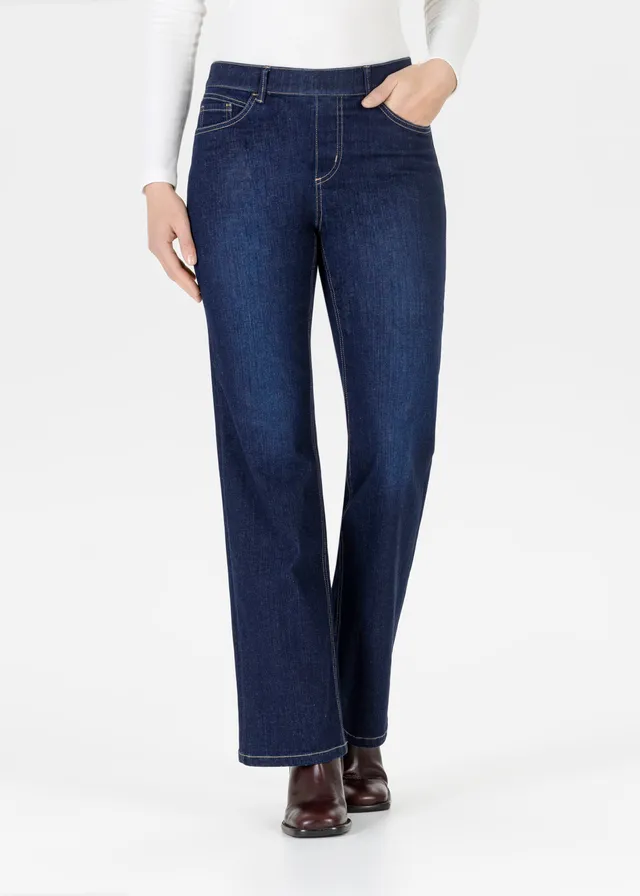 Stehmann Relaxed Fit Melli Flared Jeans dark eclipse