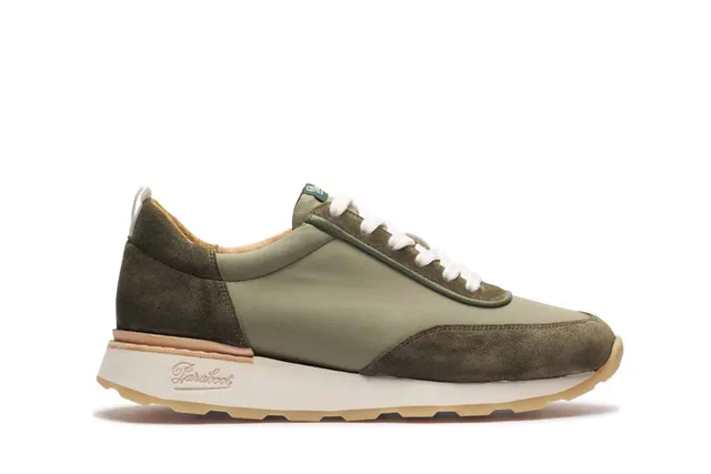 Paraboot Cosmos Distance Sneaker Miel-Kaki Velours