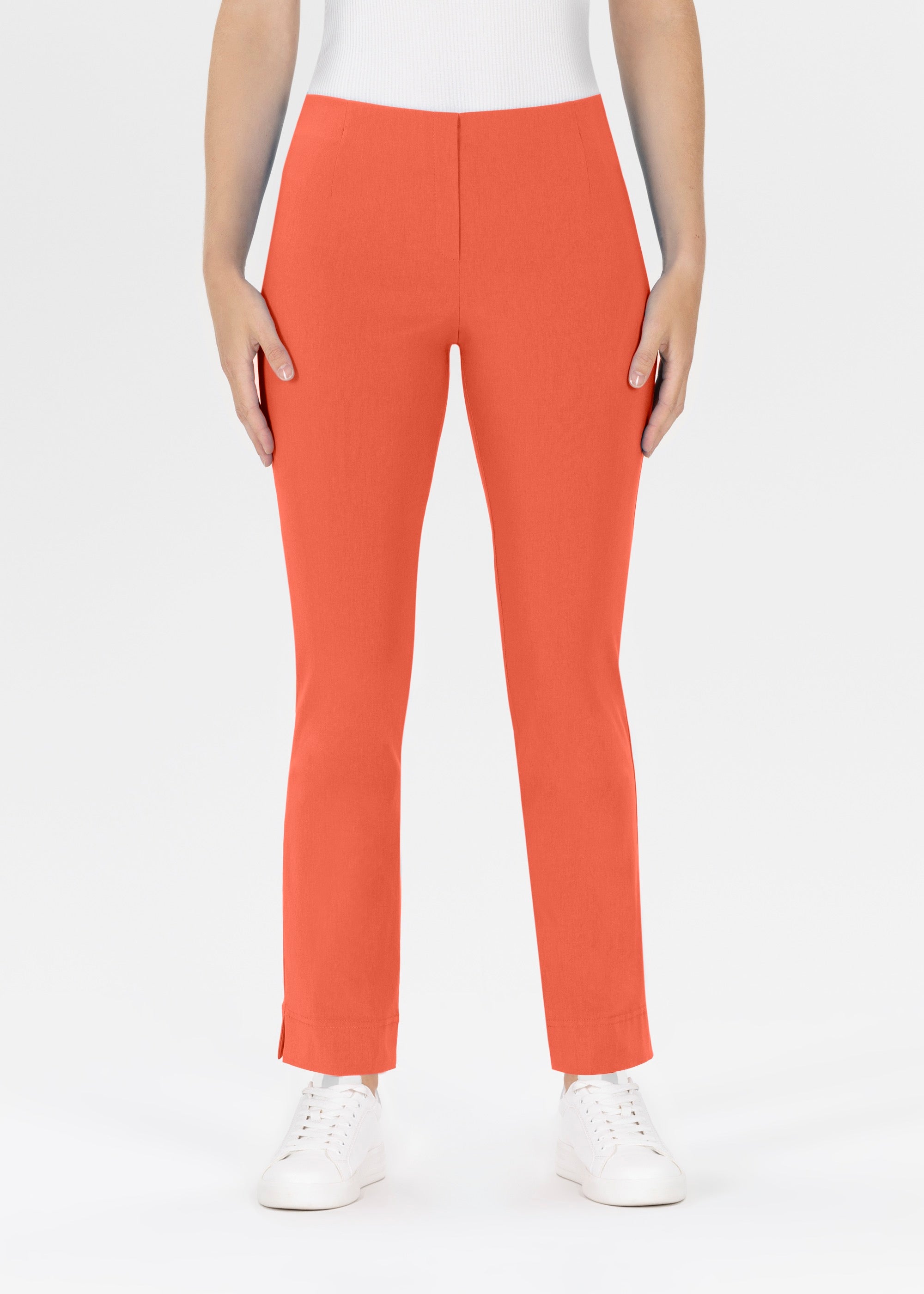 Stehmann Ina-740 7/8-Hose coral Bengaline Stretch