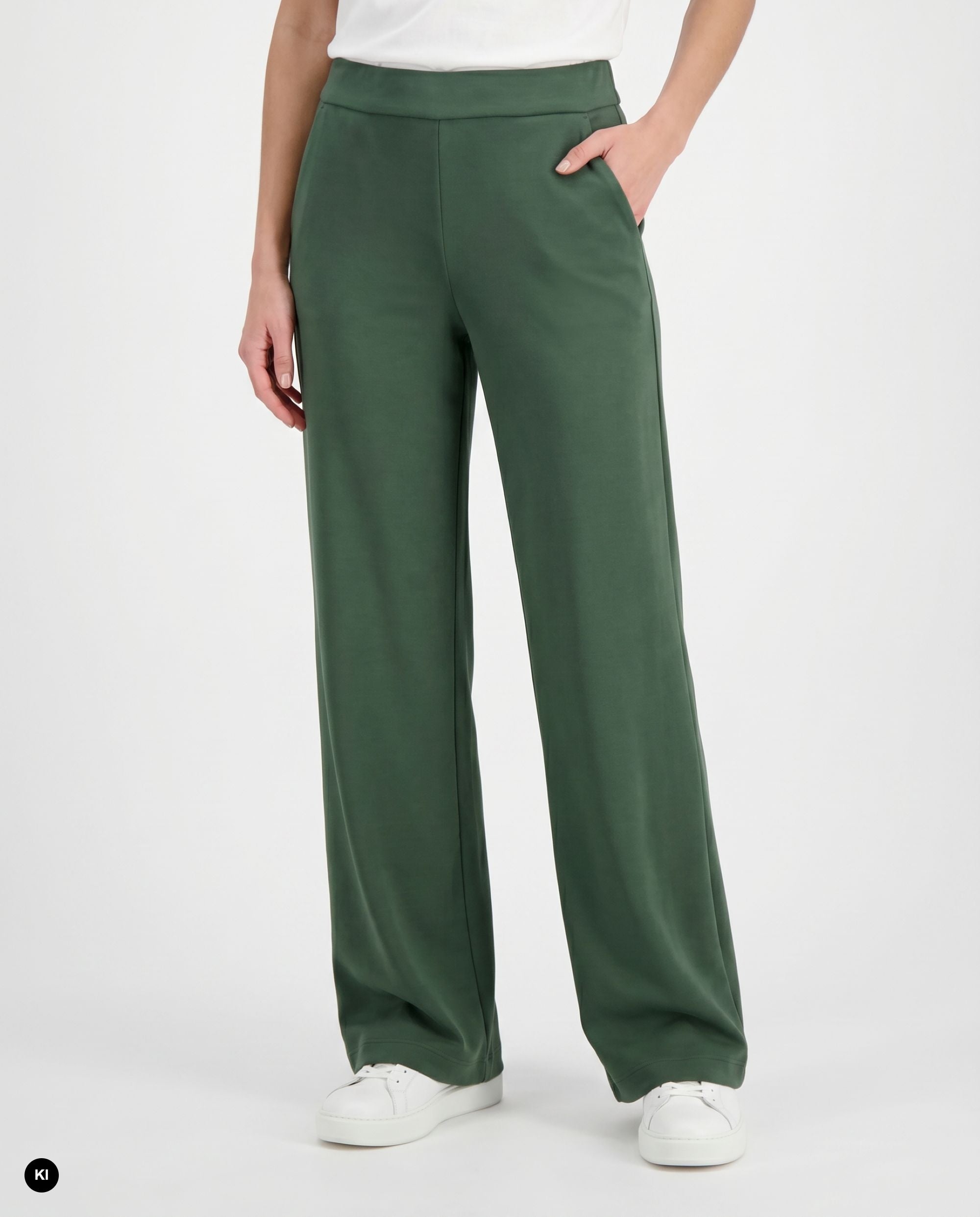 Stehmann Hamatit Hose spirulina green Scuba Suede