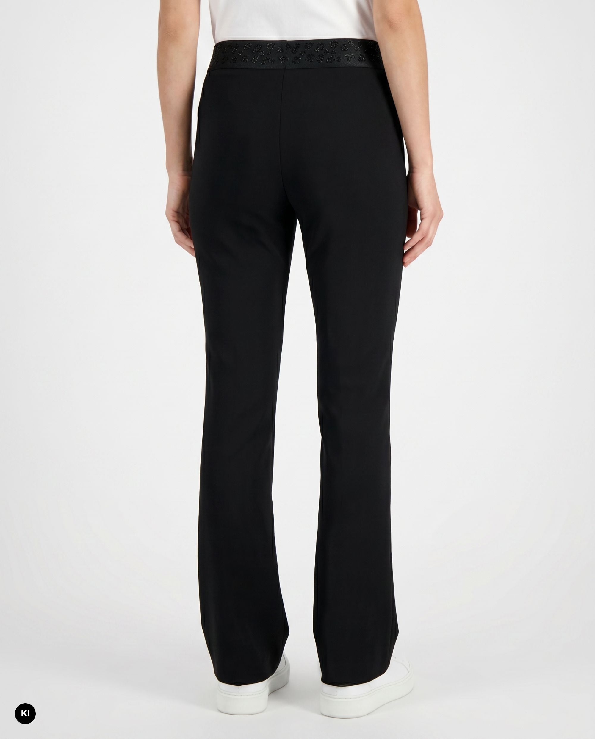 Stehmann Leni 7/8-Hose Scuba-Crepe schwarz Slim Fit