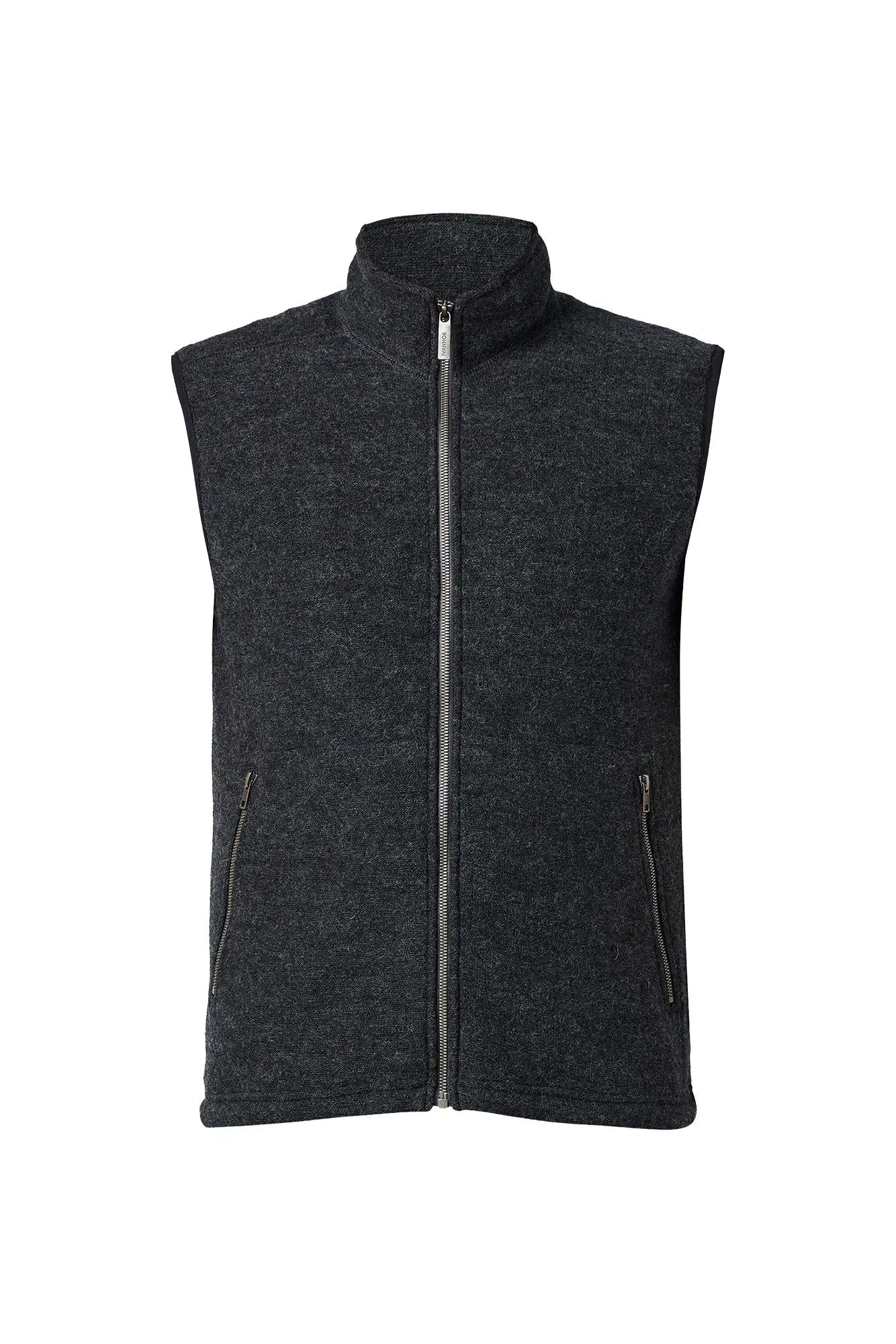 Ivanhoe Kurre Vest Wollweste Graphite Marl M Filzwolle