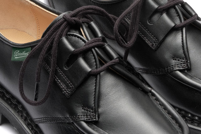 Paraboot Beaubourg/Griff Derby Schwarz Glattleder