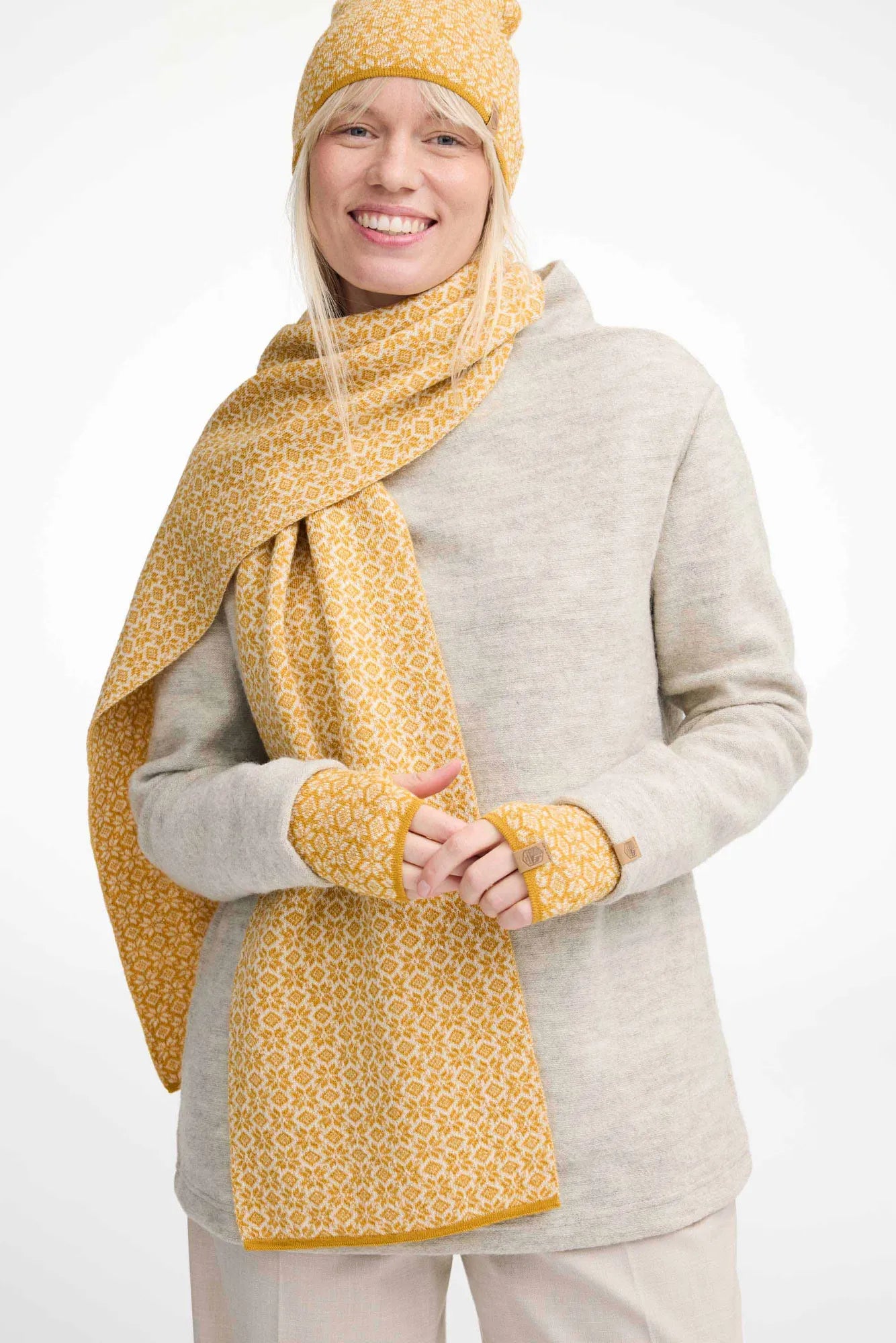 Ivanhoe Fiona Scarf Wollschal Autumn Blaze 27x185 cm