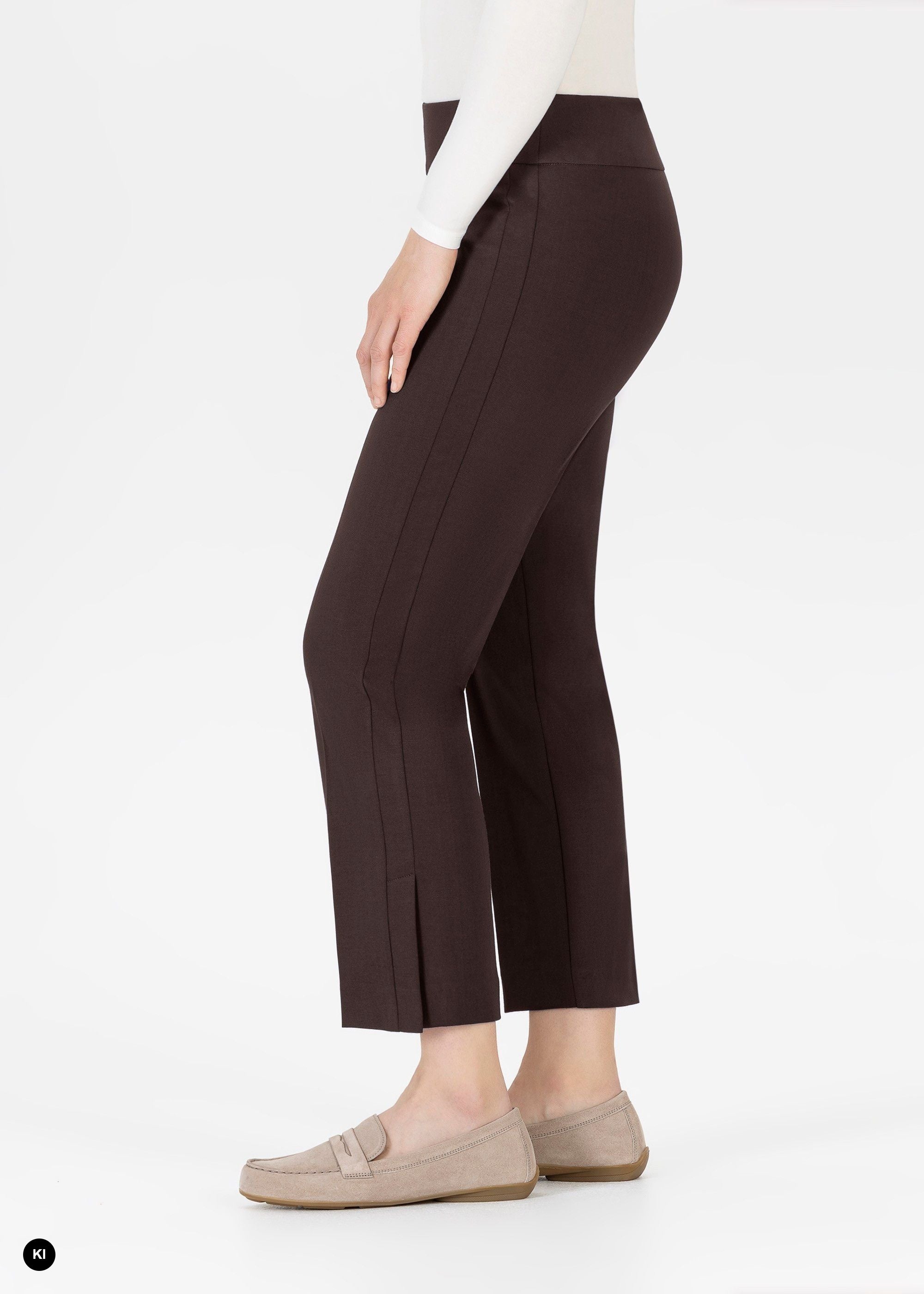 Stehmann Ina 6/8-Hose brown stone Jersey