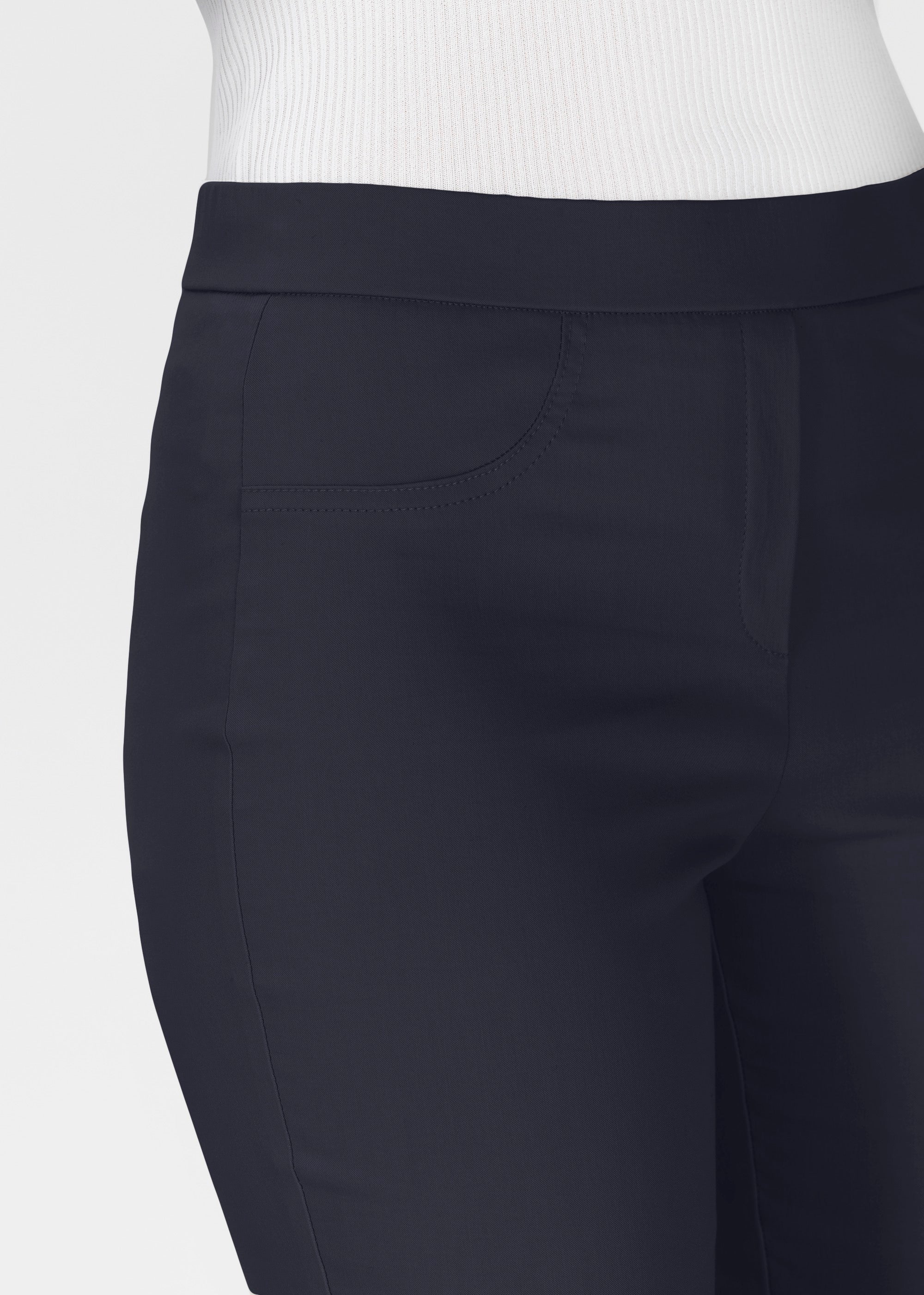 Stehmann Loli Stretchhose marine Slim Fit 6/8-Länge 38