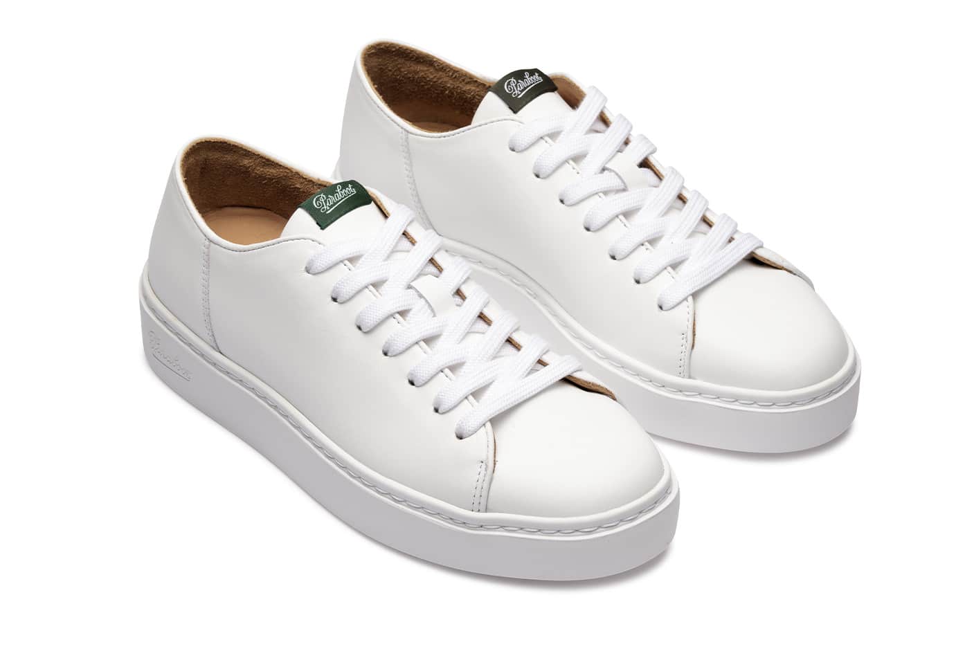 Paraboot Supernova Sneaker Weiß Allure Blanche-Lisse Leder