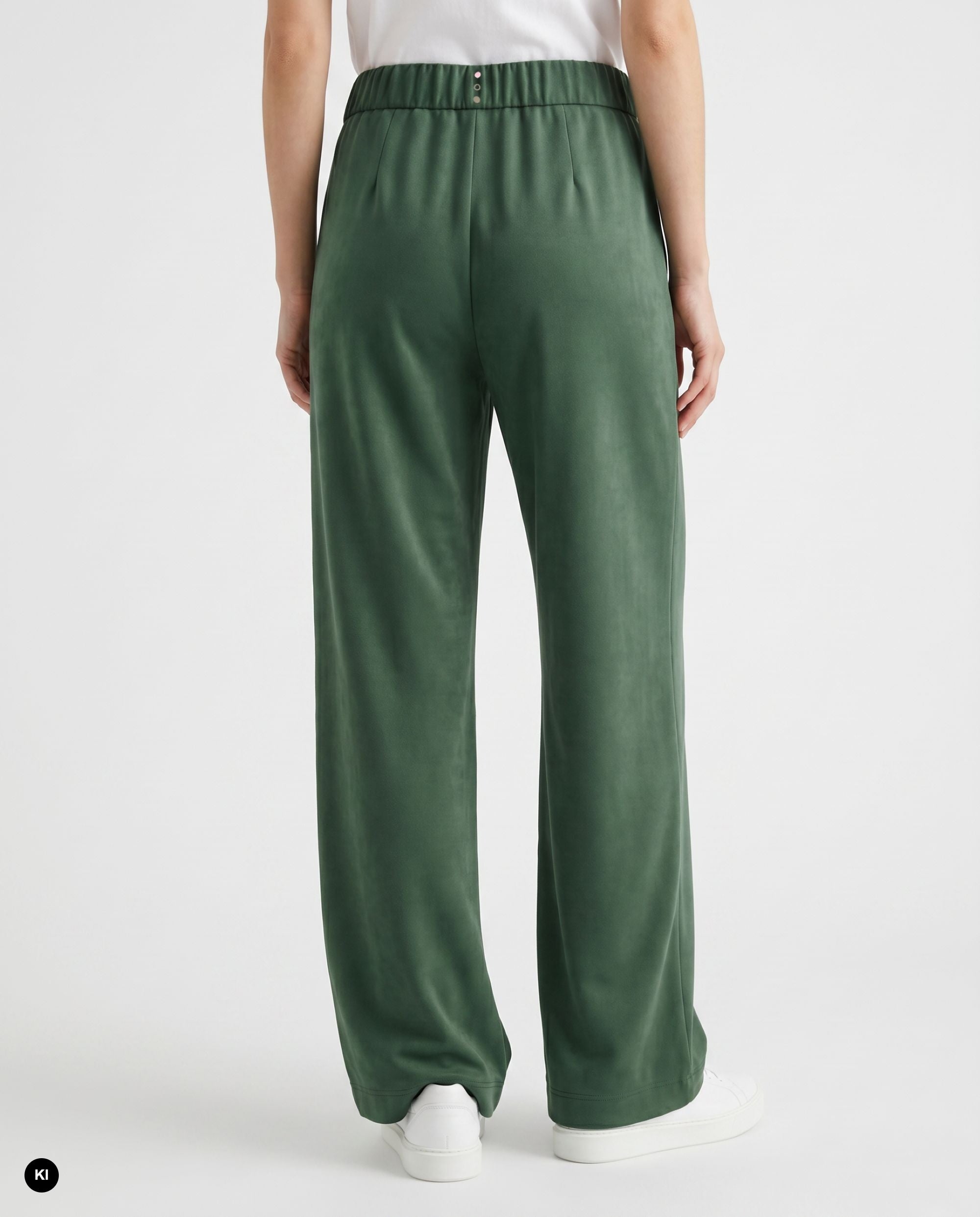 Stehmann Hamatit Hose spirulina green Scuba Suede