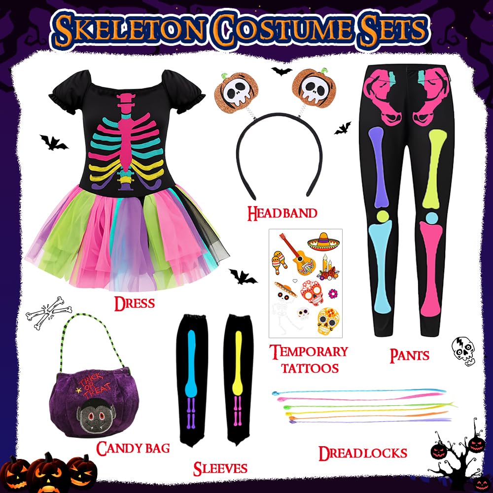 YYDSXK Skelett Kinderkostüm 120 Halloween Cosplay