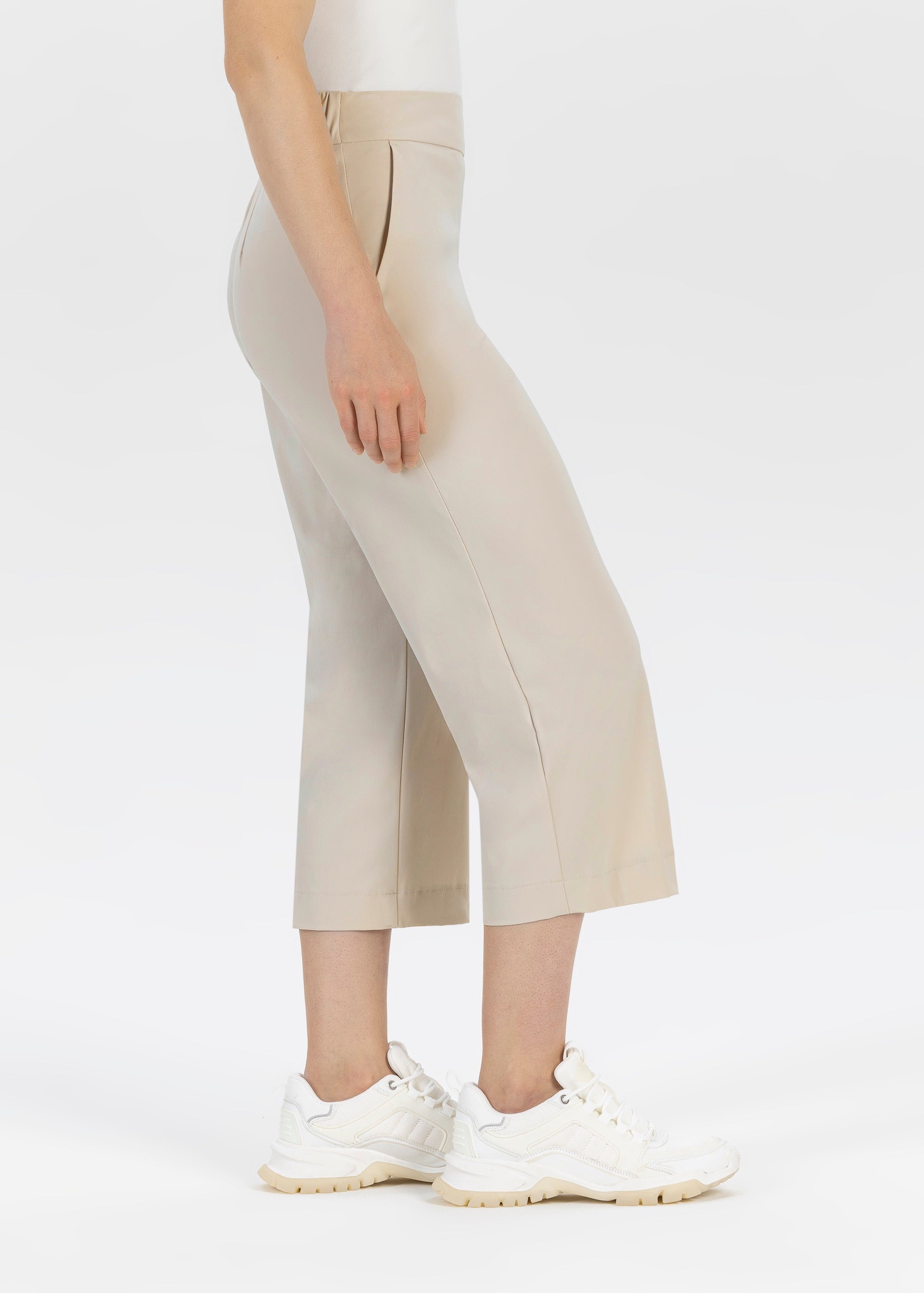 Stehmann Hamatit Culotte 6/8-Hose oatmeal Tec-Jersey