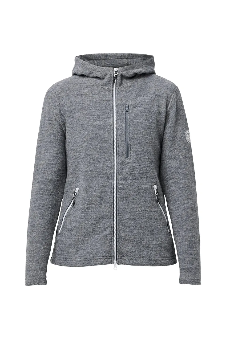 Ivanhoe Tara Hood Hoodie Damen Grey 98% Wolle 325g/m²