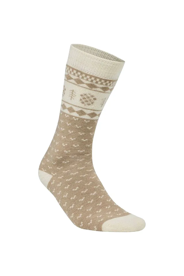 Ivanhoe Wool Sock Folklore Socken Sand 39-42 Wolle