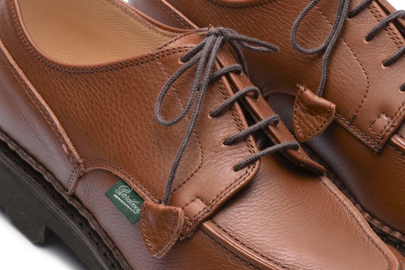 Paraboot Chamade Griff Derby Braun Veloursleder