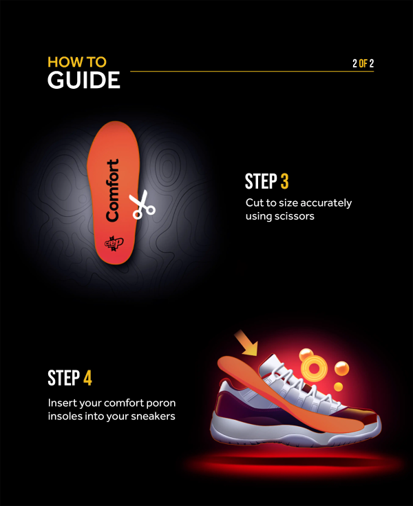 Crep Protect Insoles Comfort Einlegesohlen atmungsaktiv 1 Paar