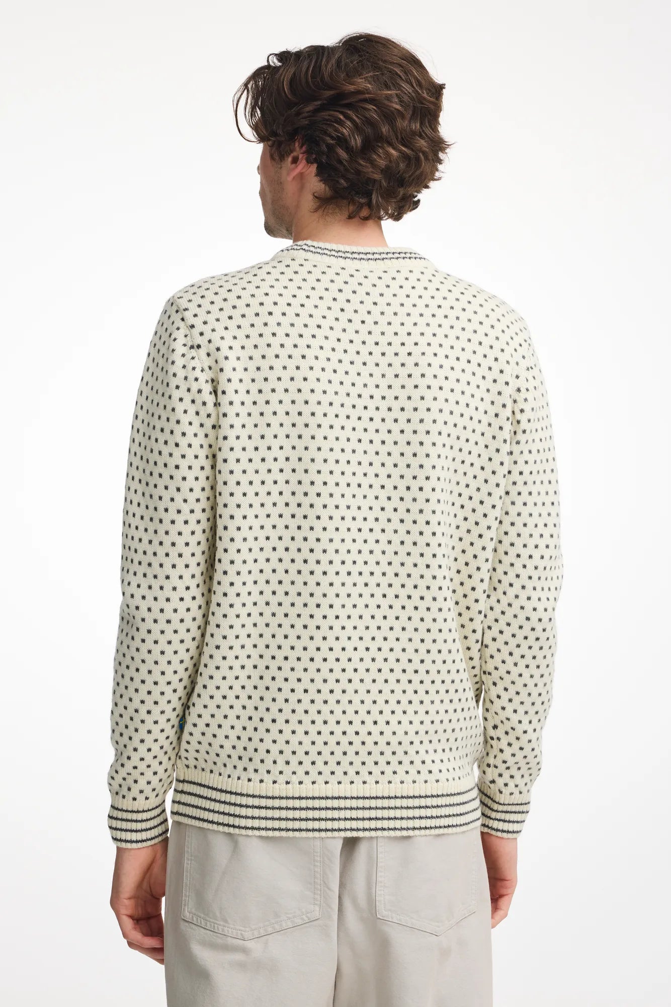 Ivanhoe Sverre Crewneck Wollpullover Off White