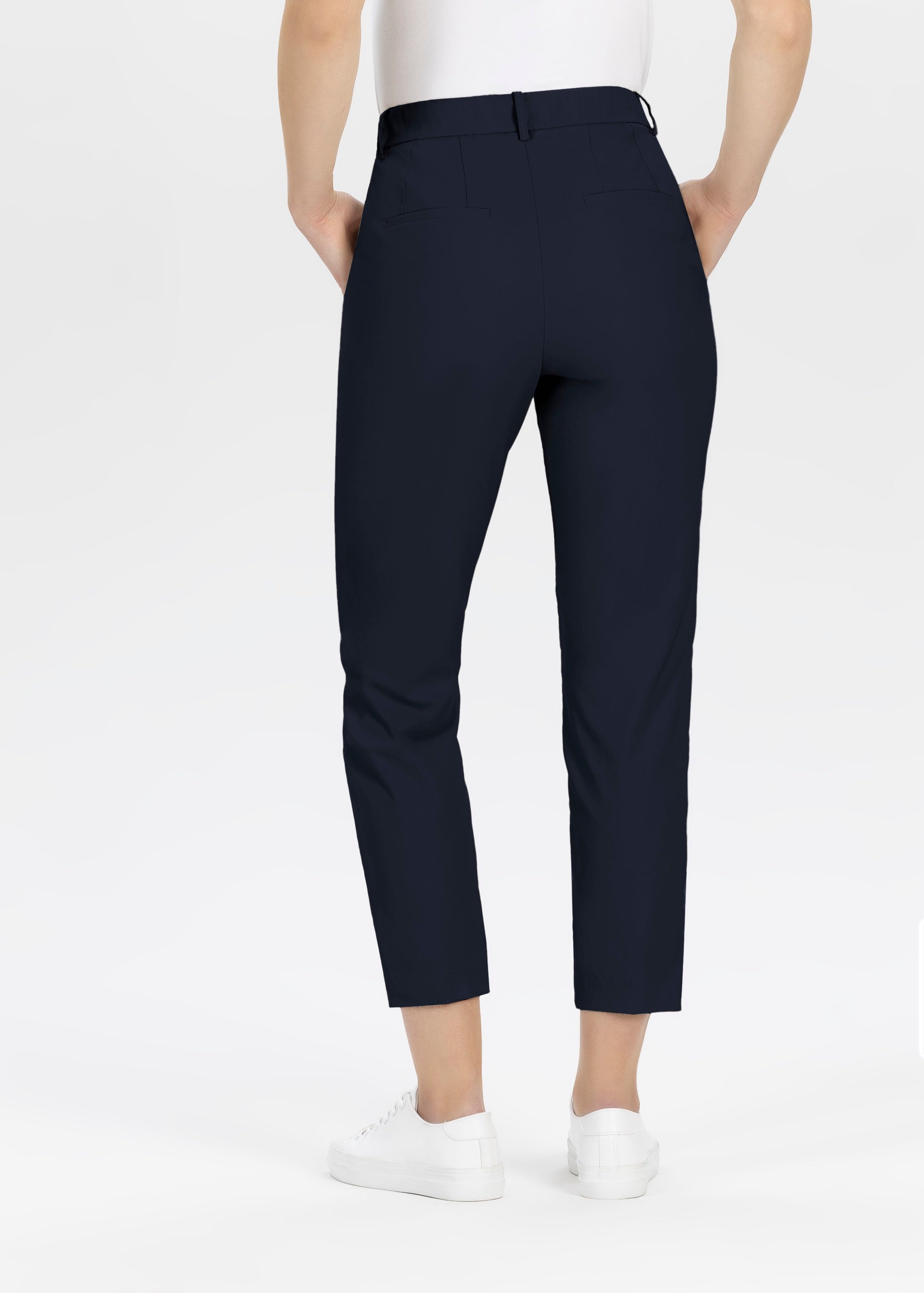 Stehmann Fluor 6/8-Hose Straight Fit marine Stretch