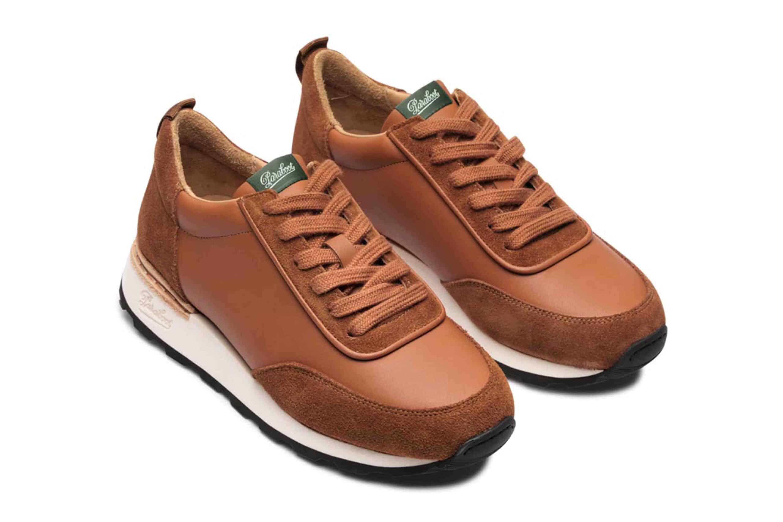 Paraboot Cosmos Sneaker weiß-schwarz Gold Velours