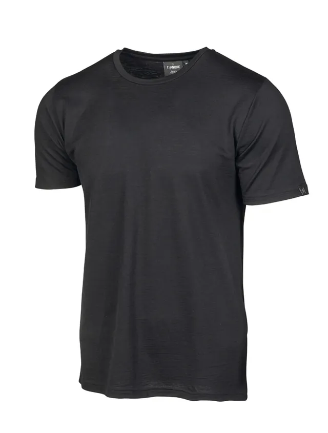 Ivanhoe Underwool Ceasar T-Shirt Black Gr. S Merino