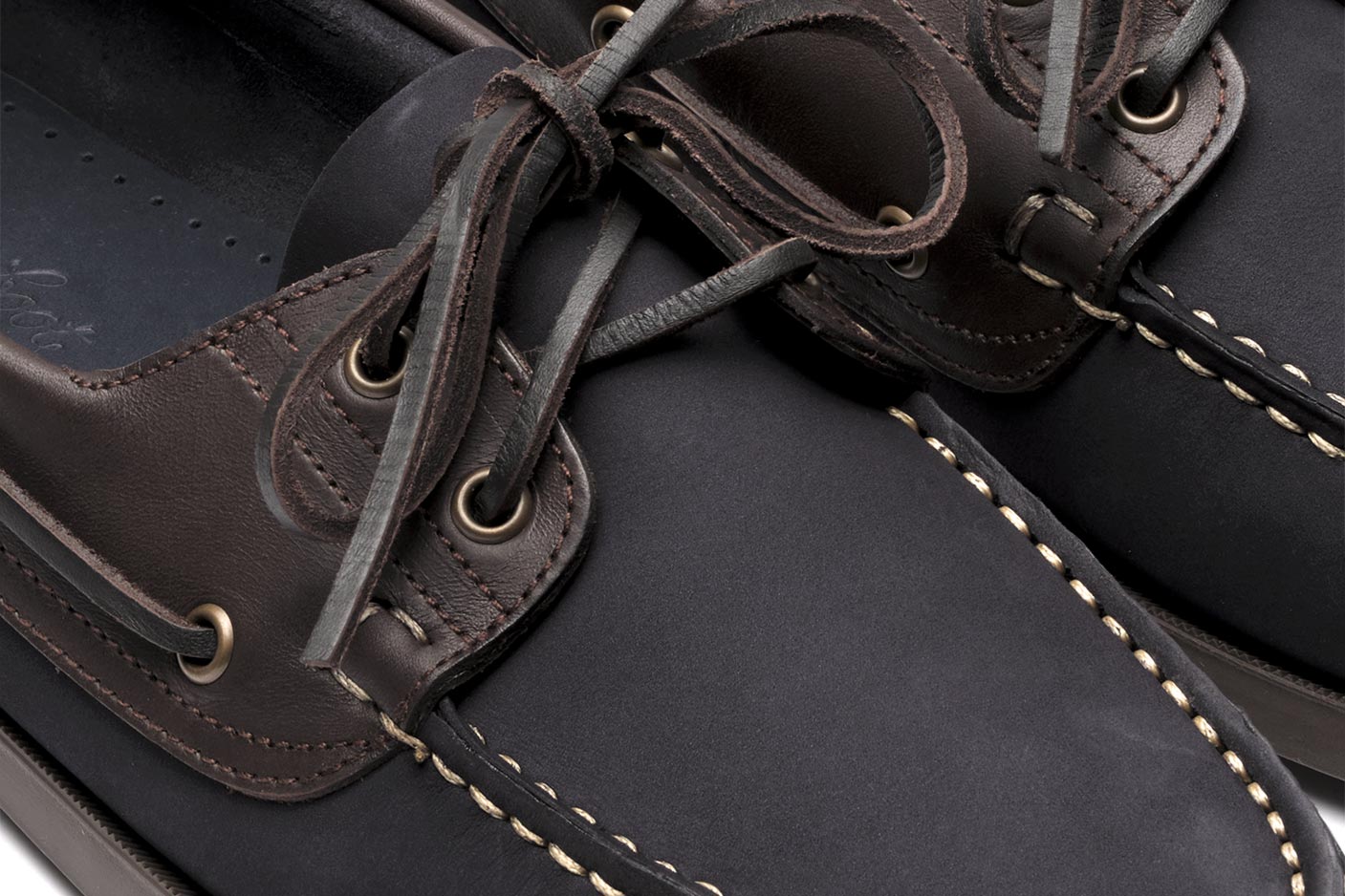 Paraboot Barth Bootsschuh marine Nubukleder