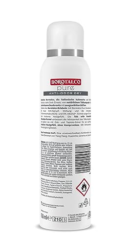 Borotalco Pure Deospray 12x150 ml ohne Aluminiumsalze