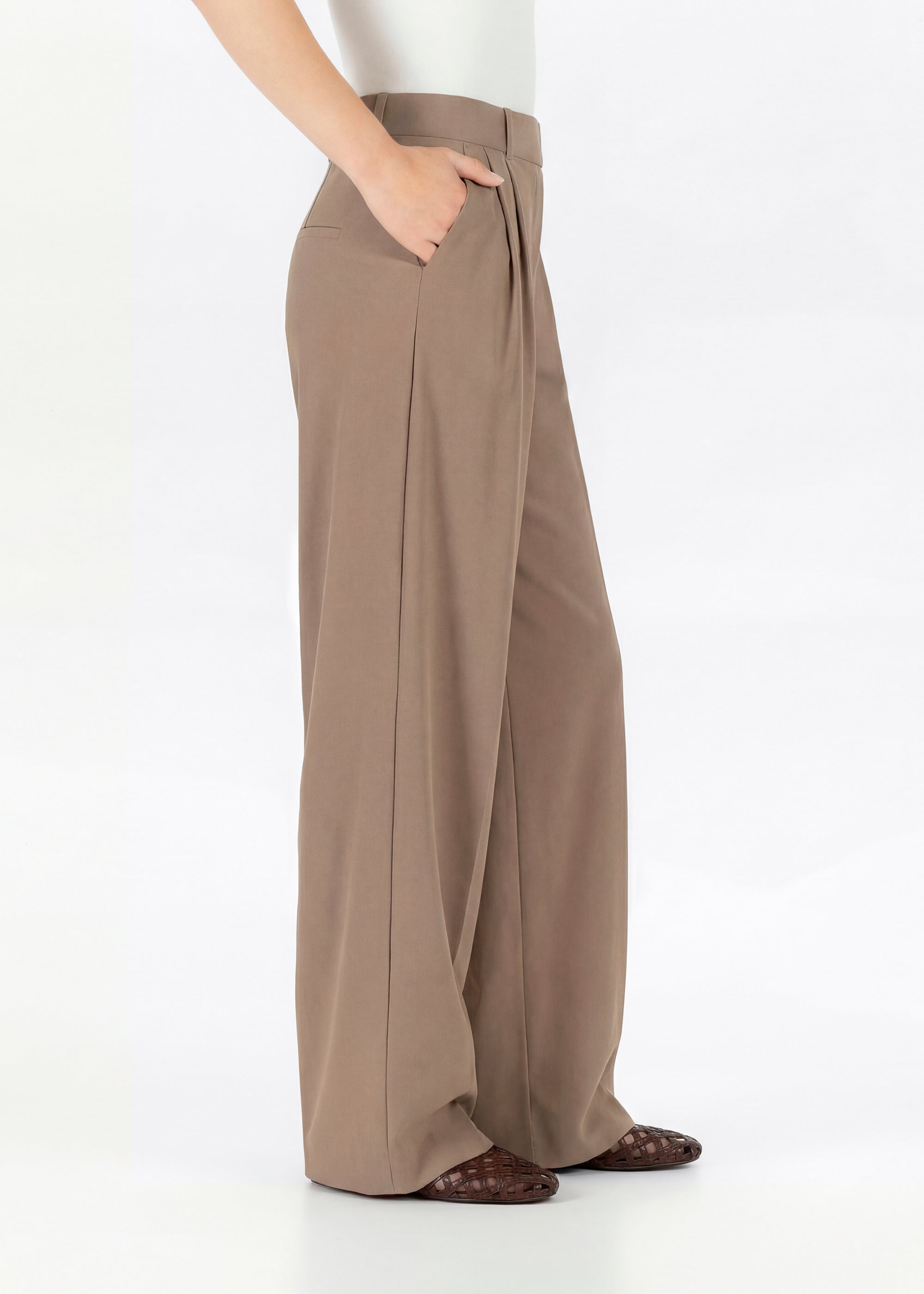 Stehmann Jania Marlenehose peanut Jersey knitterfrei