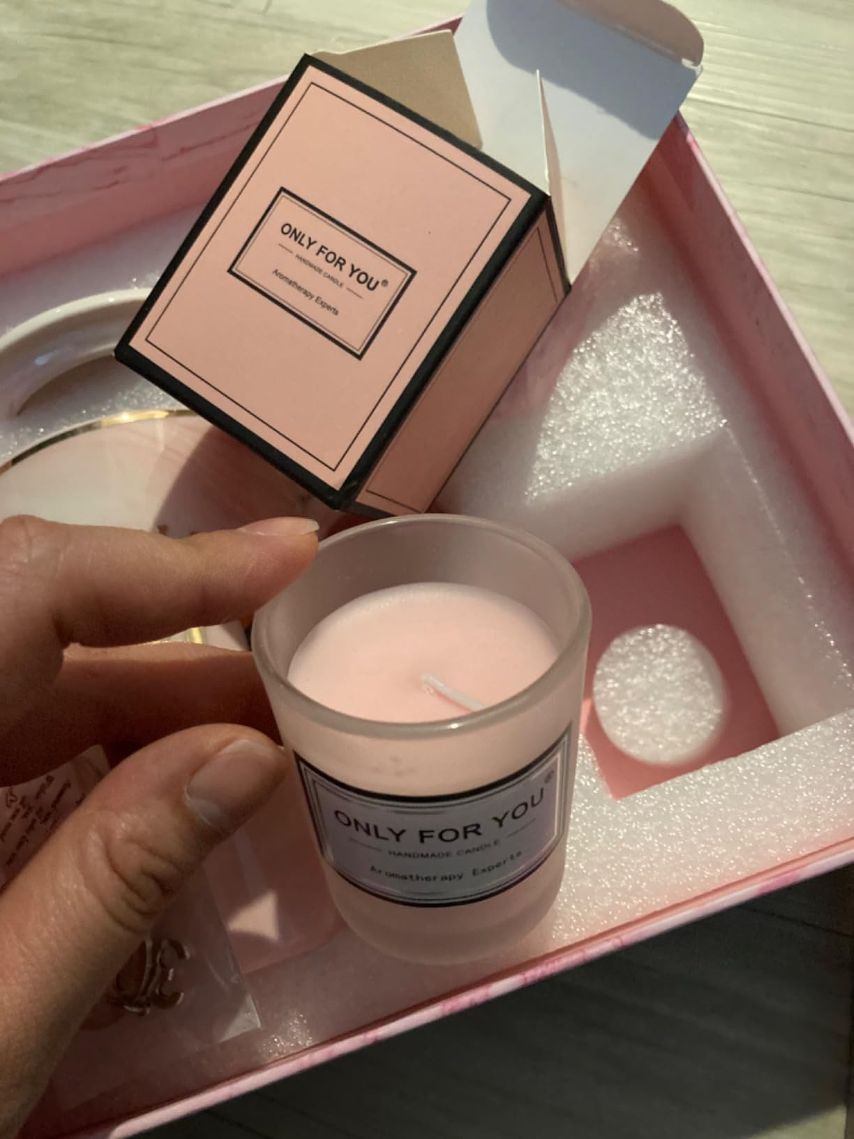 YYDSXK 40. Geburtstag Tasse Set Rosa Geschenkbox