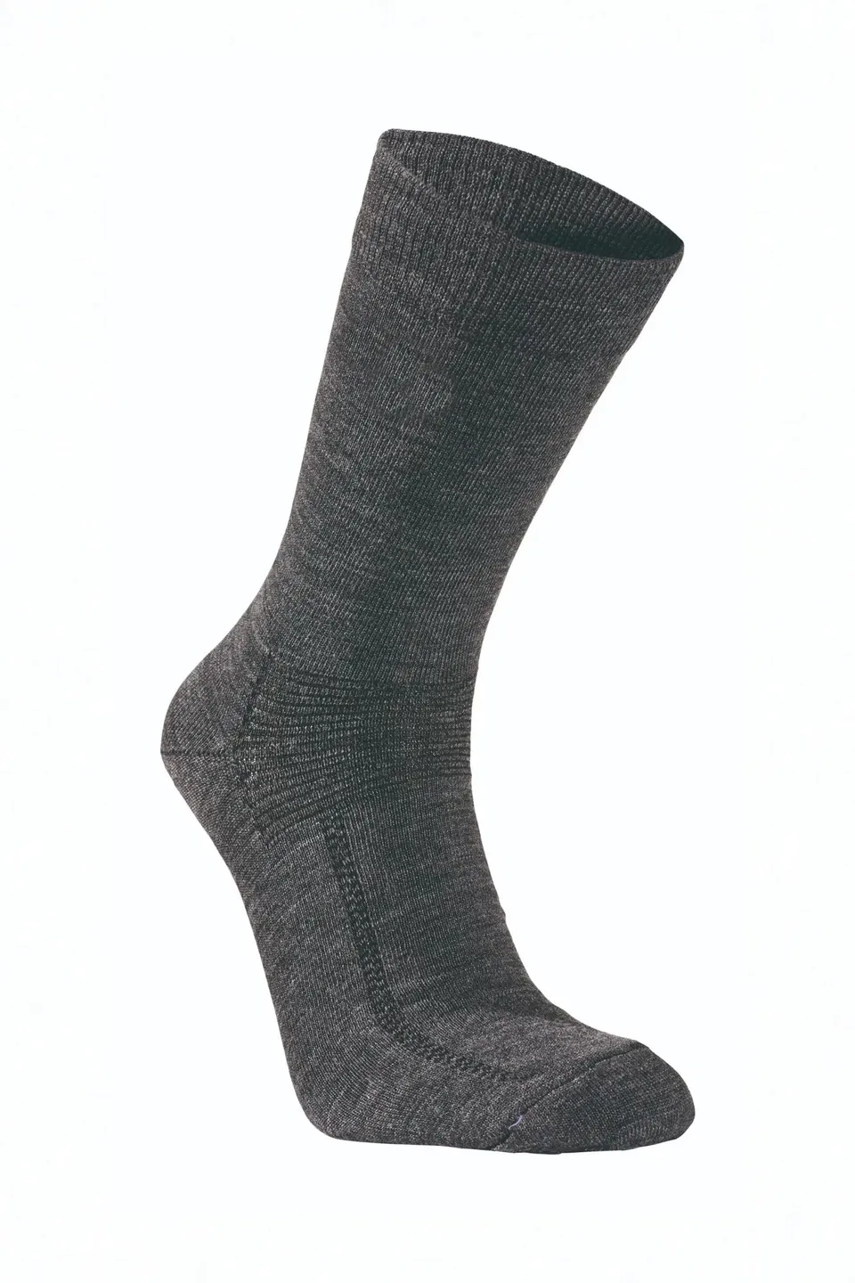 Ivanhoe Wool Sock Wollsocken Grey Marl 90% Merino