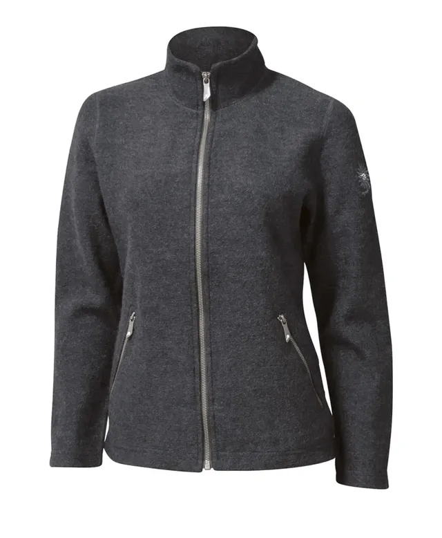 Ivanhoe Bella Full Zip Strickjacke Graphite Marl 60% Wolle