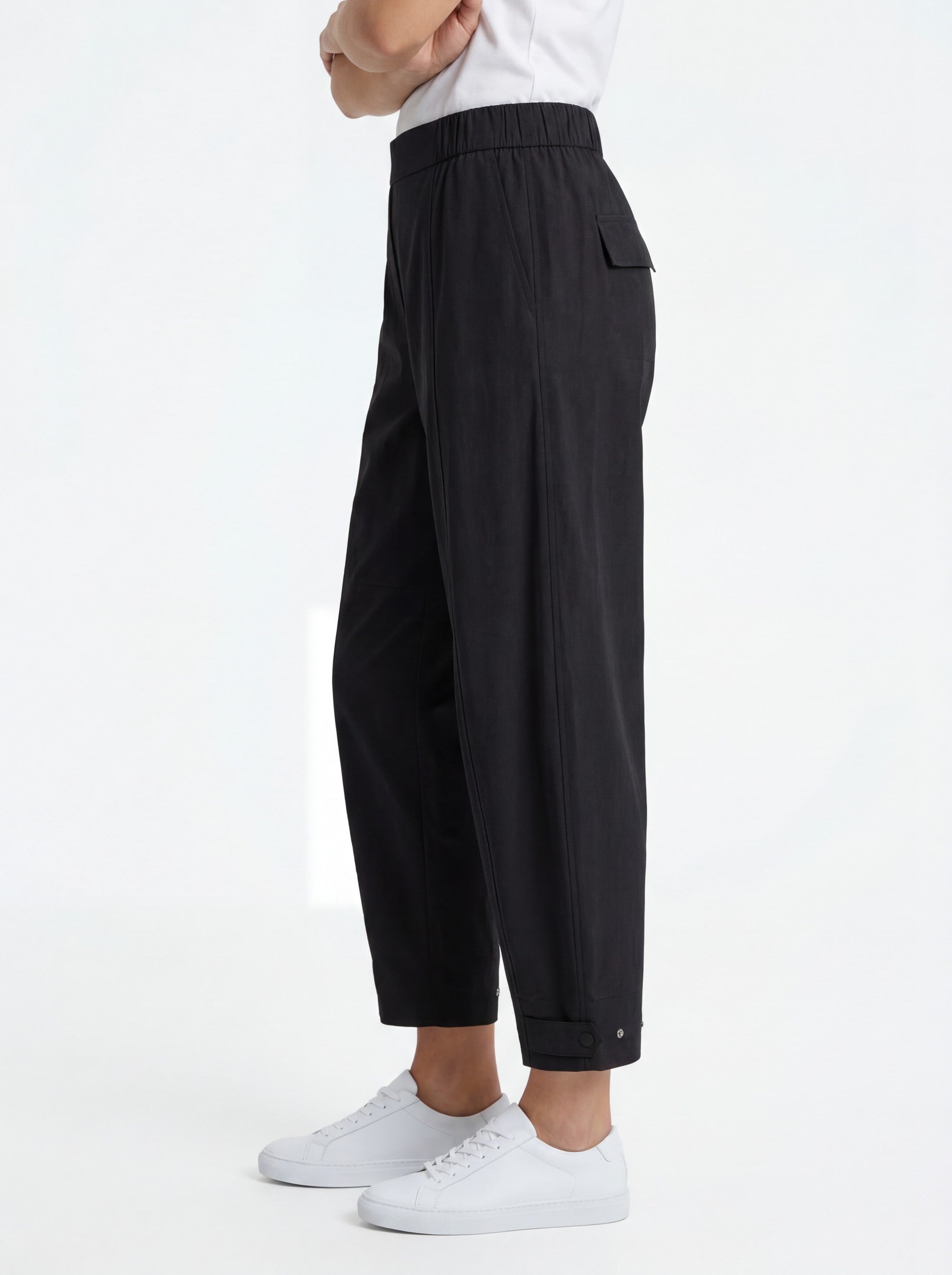 Stehmann Oliveira 7/8-Hose schwarz Cotton
