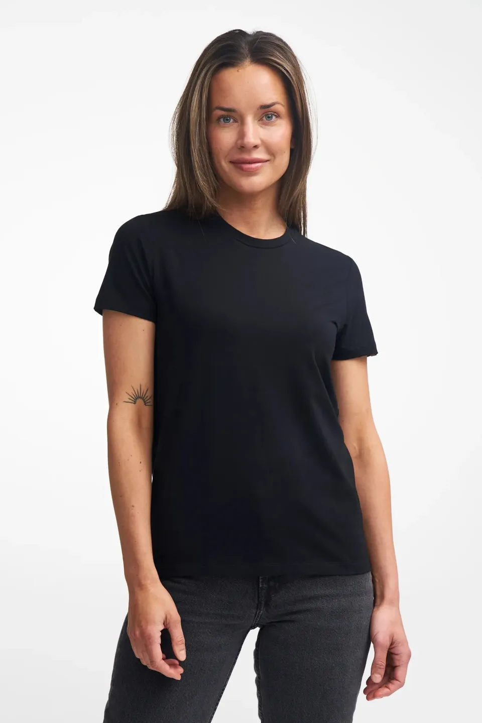 Ivanhoe GY Oliva T-Shirt Damen schwarz Gr 38 Tencel