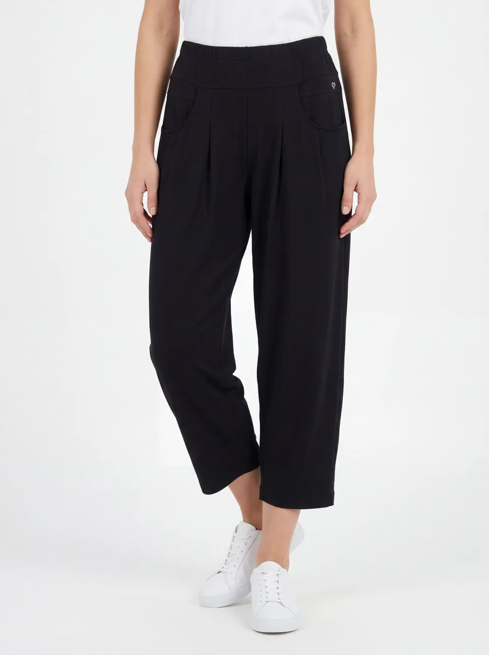 Stehmann Rebecca 6/8-Hose Jersey schwarz