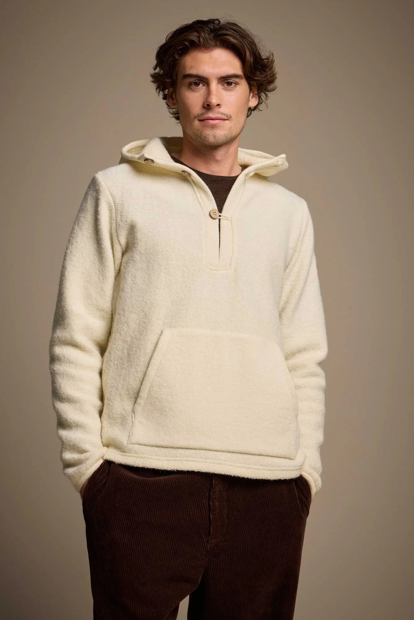 Ivanhoe 1946 Anorak Wollanorak Natural White Teddy