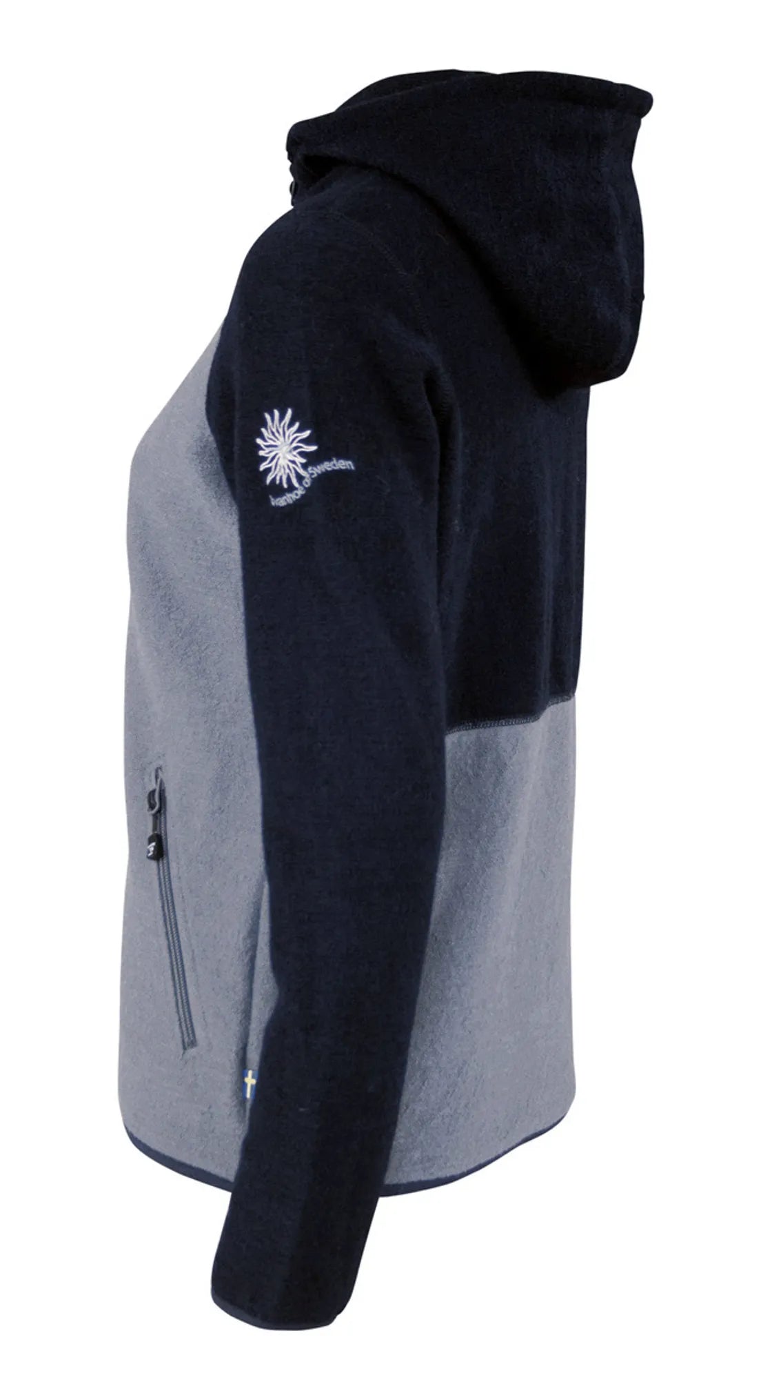 Ivanhoe Zoya Hood Hoodie Zen Blue Wolle 98%