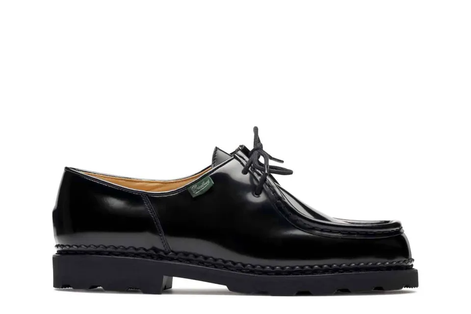 Paraboot Michael Marche Derbys Schwarz Glattleder