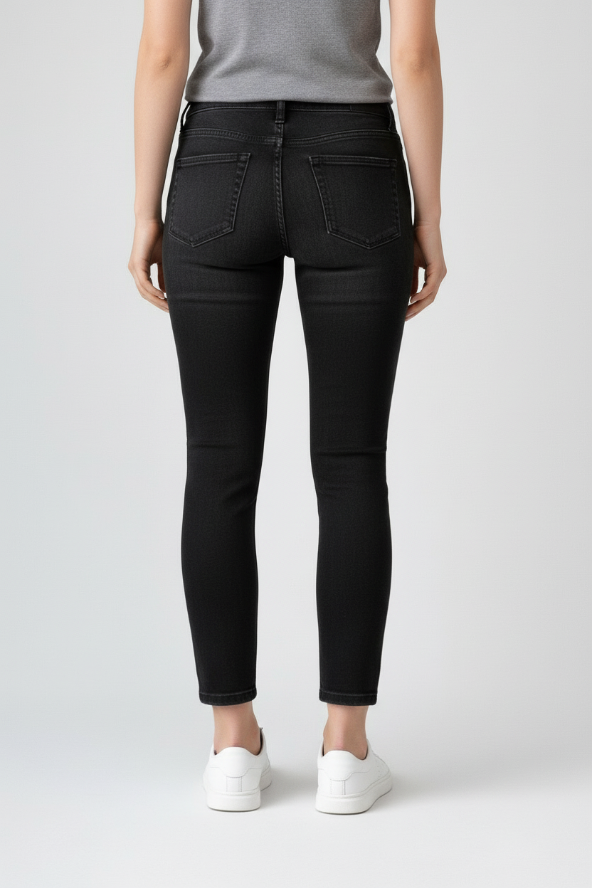 Stehmann Peggy 7/8 Jeans black sun Slim Denim