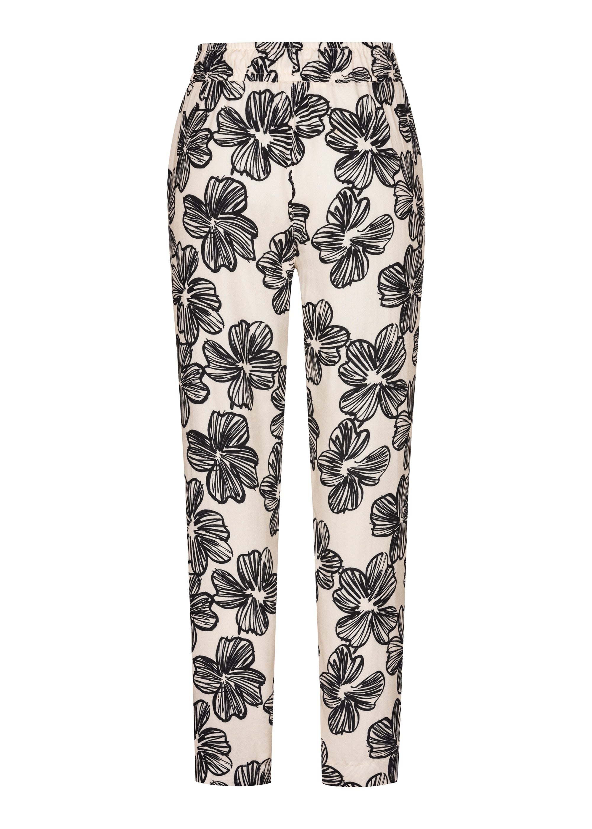 Stehmann Zypern Relaxed Fit 7/8-Hose schwarz Viskose