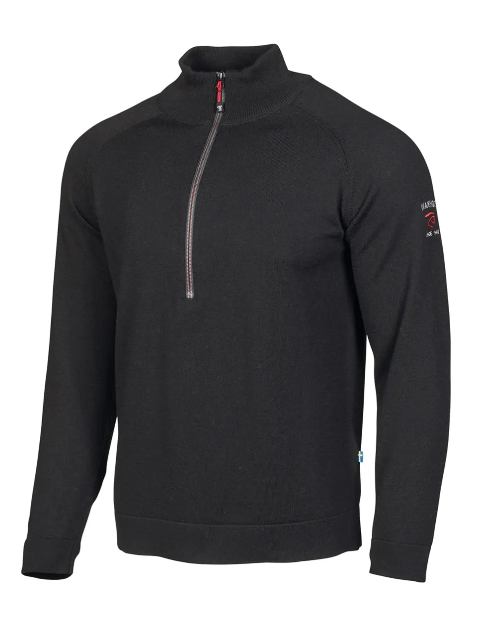 Ivanhoe Jojje Half Zip Pullover Schwarz Größe M Merino