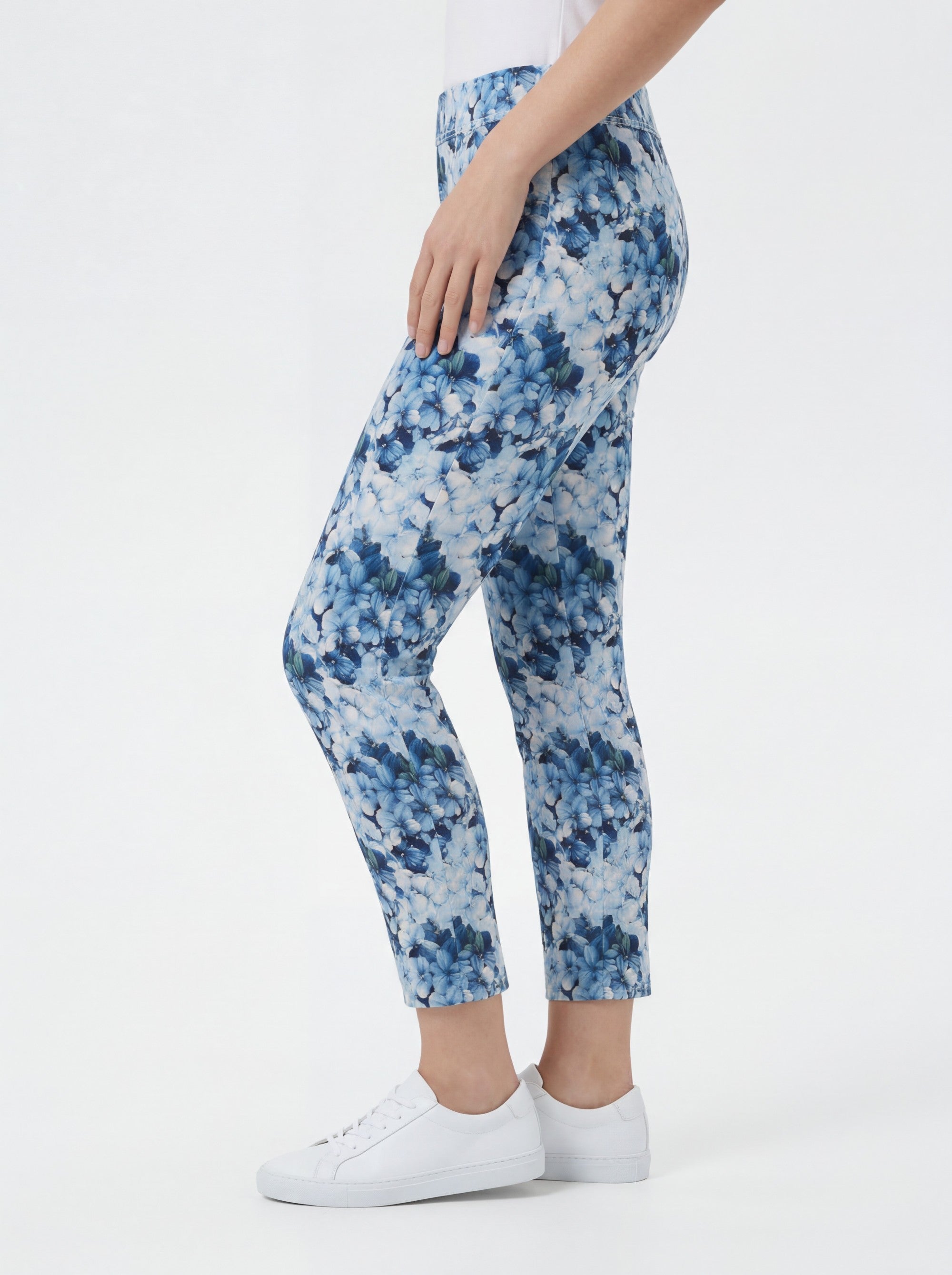 Stehmann Fimi 6/8 Hose Summer Flower Marine Slim