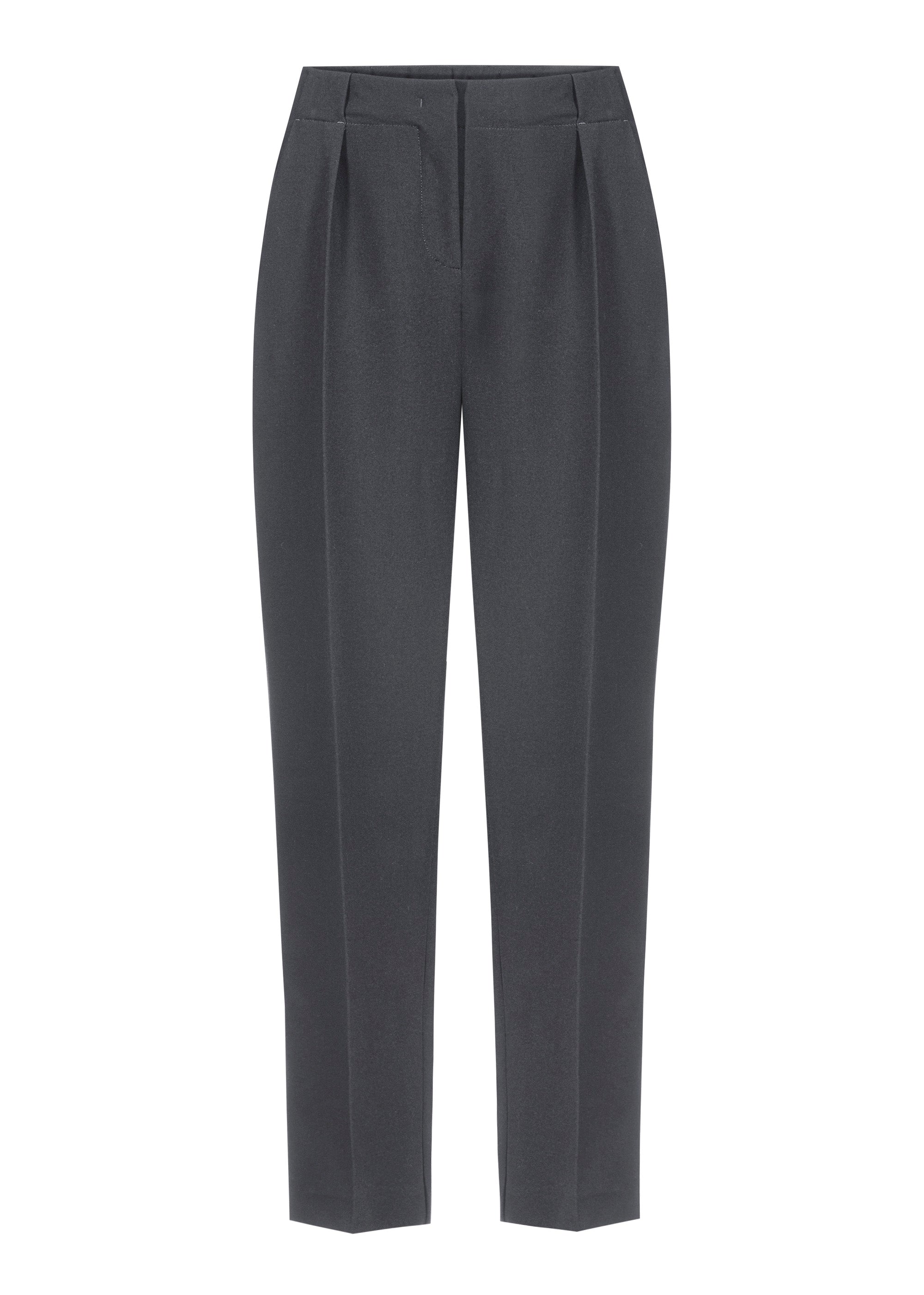 Stehmann Relaxed Fit Juls Bi-Stretch Hose grau weit