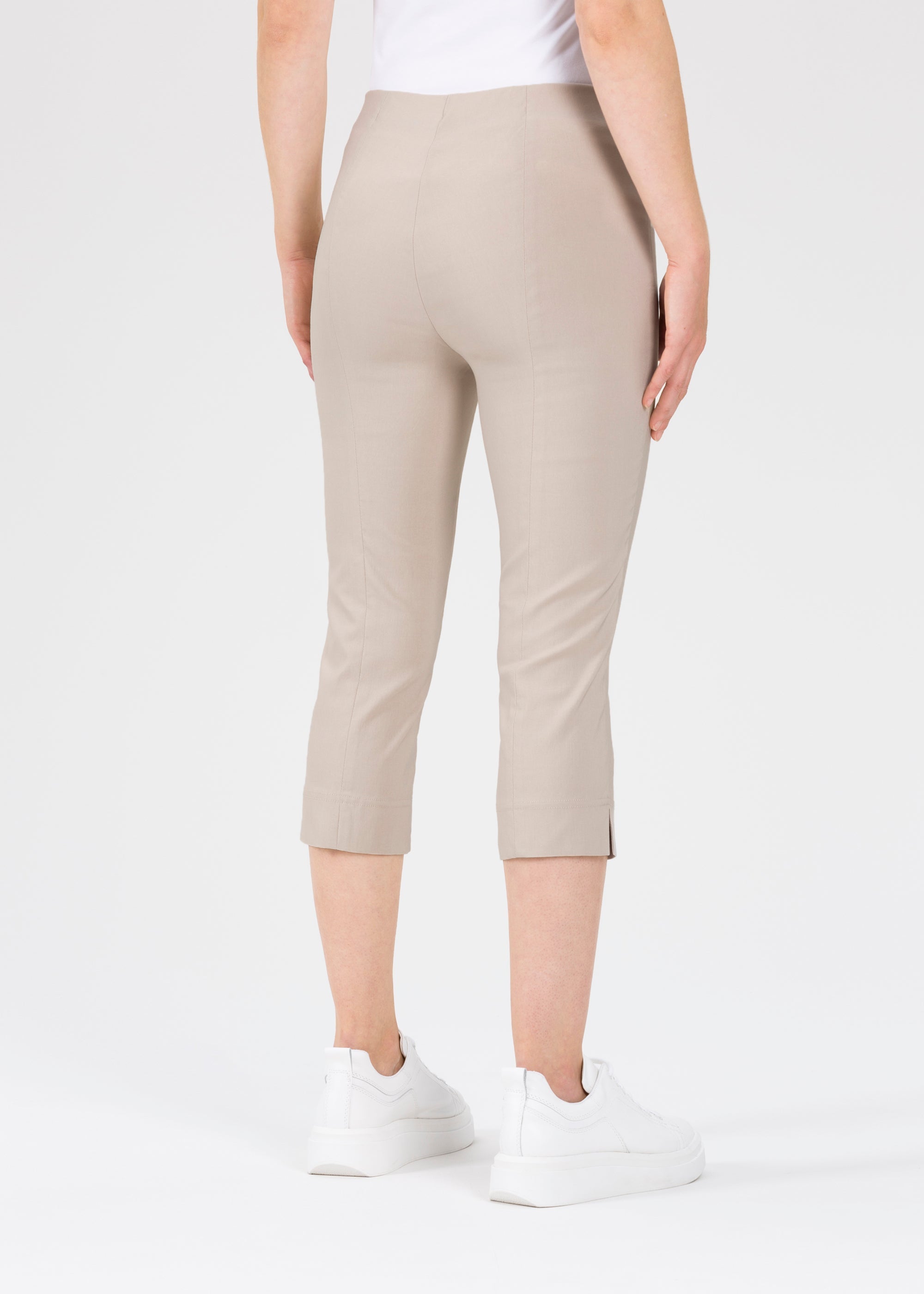 Stehmann Ina Caprihose kalk Bengaline Straight Fit