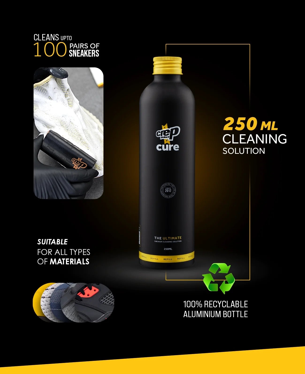 Crep Protect Cure Refill Sneaker-Reiniger 250 ml natürlich