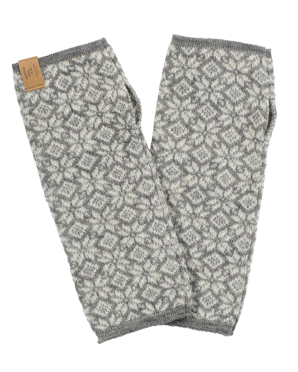 Ivanhoe Fiona Wristband Stulpen Grey Marl 100% Wolle