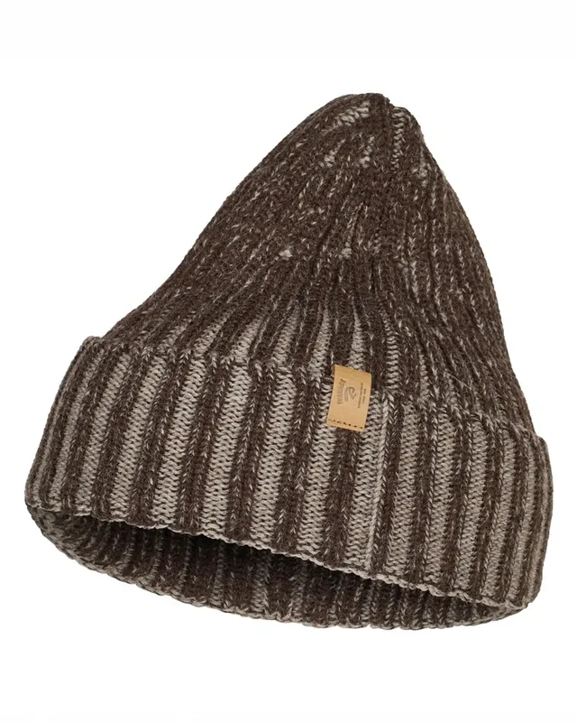 Ivanhoe NLS Rib Hat Wollmütze Chocolate Mouliné One Size