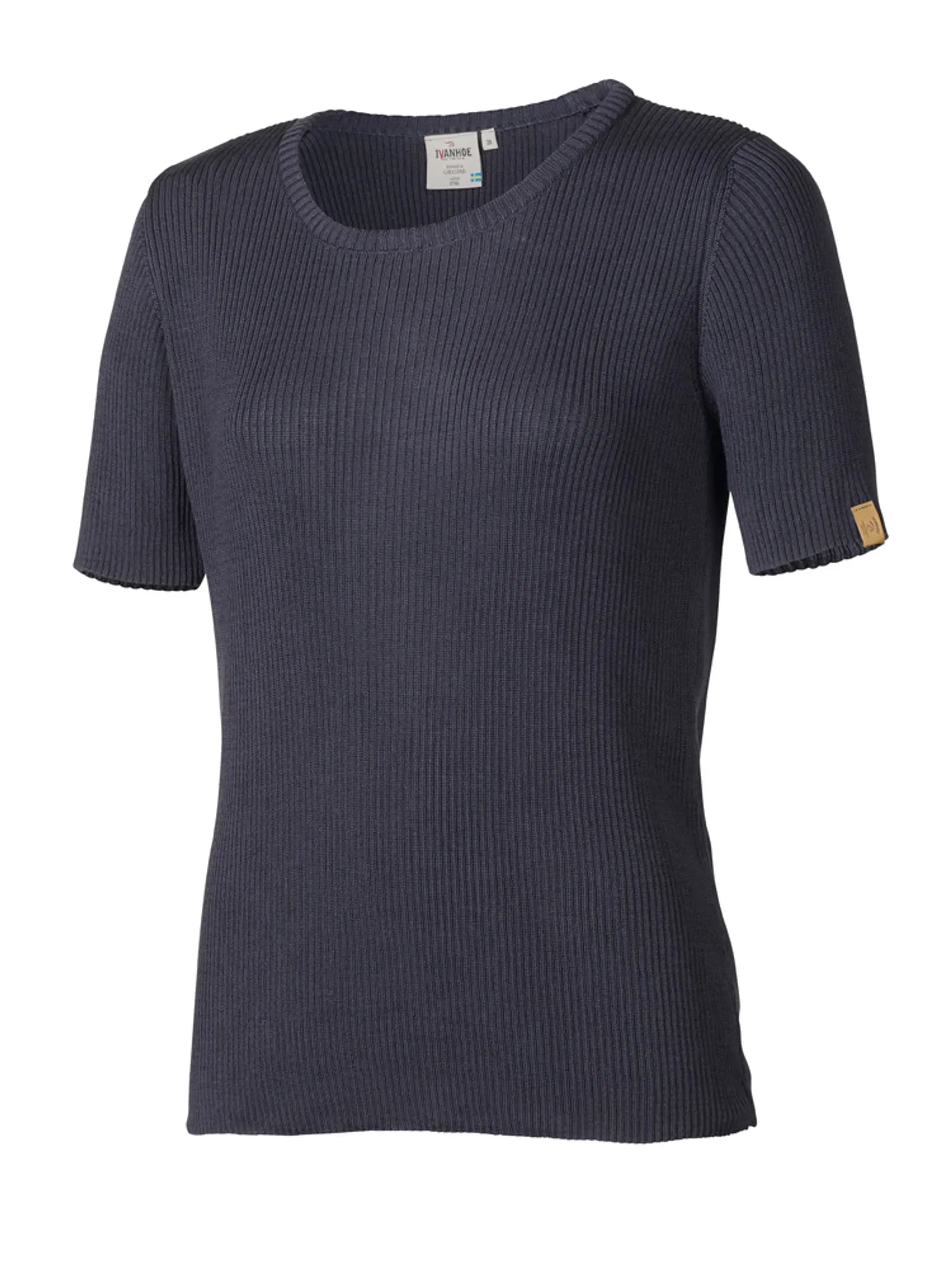 Ivanhoe GY Tilly T-Shirt Navy Gr. 38 Lyocell Rib Top